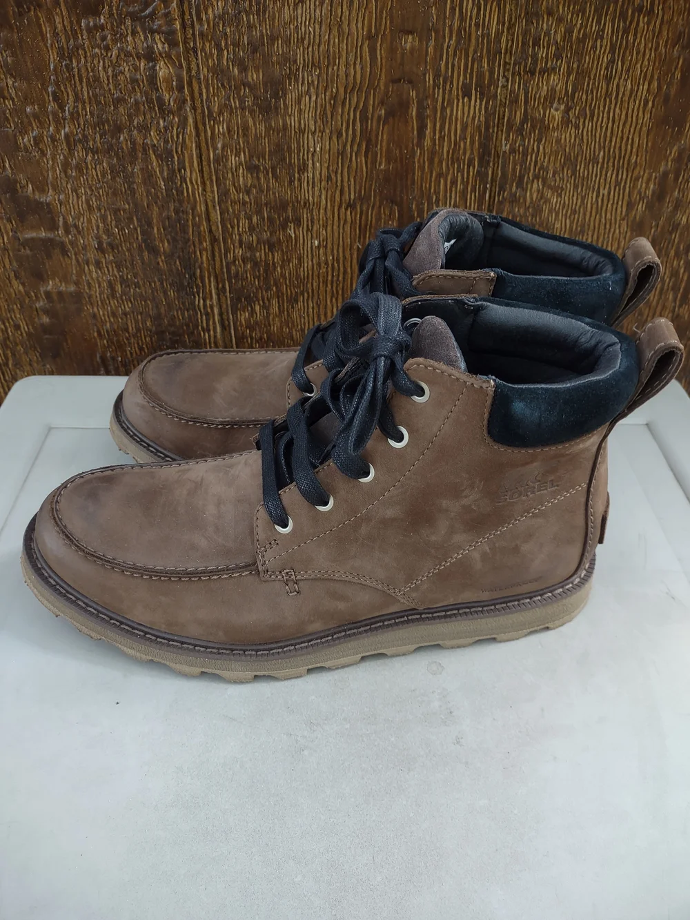 Sorel Men' Madson II Moc Toe Waterproof Boot Sz 9.5